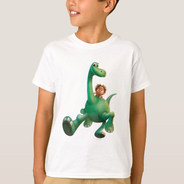 Spot And Arlo Walking Through Forest T-Shirt (Front)
