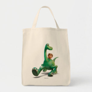 Spot And Arlo Walking Through Forest Tote Bag