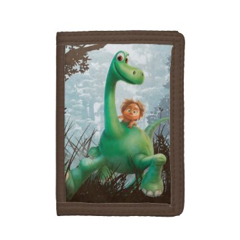 Spot And Arlo Walking Through Forest Trifold Wallet by gooddinosaur at Zazzle