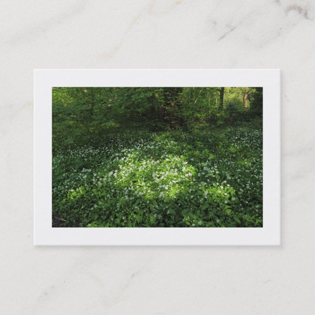 Spot of Garlic (Bordered) Business Card (Front)