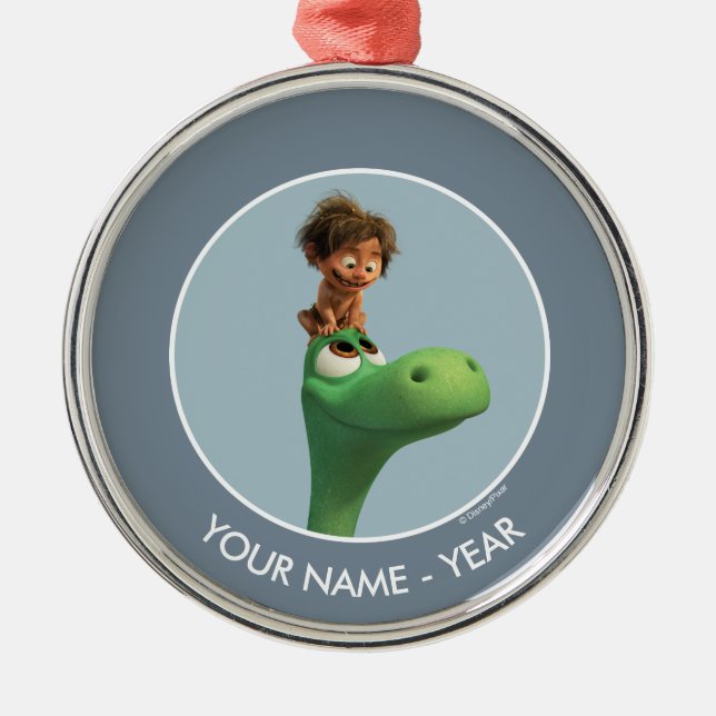 Spot On Arlo's Head Metal Ornament (Front)