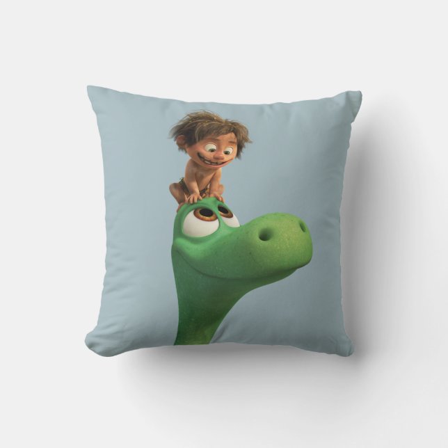 Spot On Arlo's Head Throw Pillow (Front)