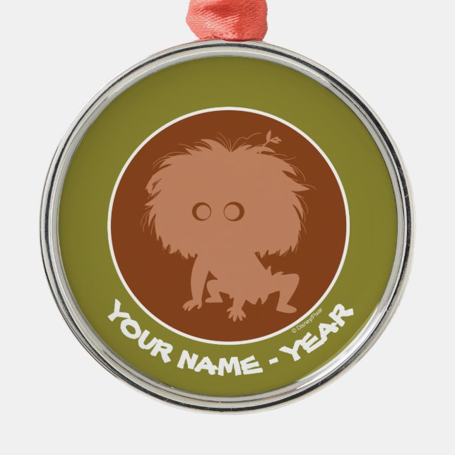 Spot Silhouette Metal Ornament (Front)