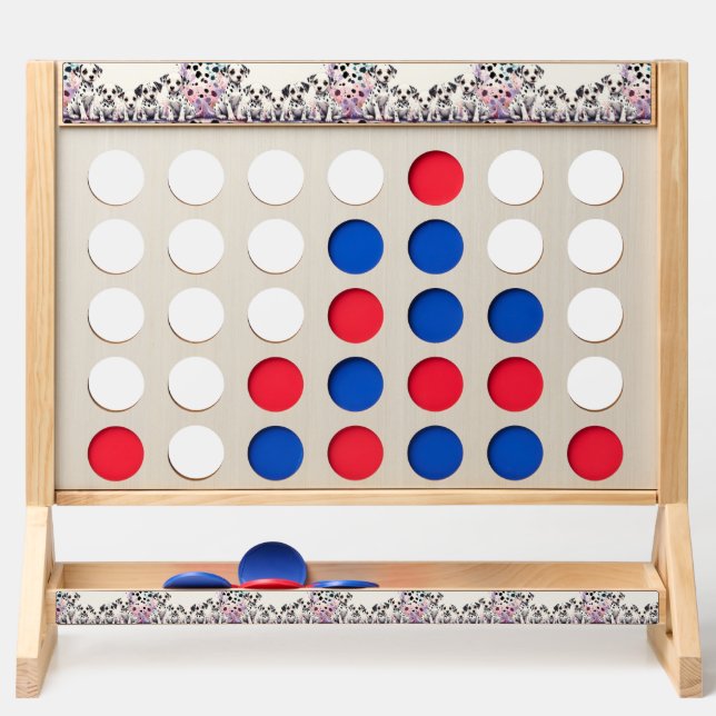 Spot-tacular Dalmatian Game for Birthday Party Fast Four (Back)