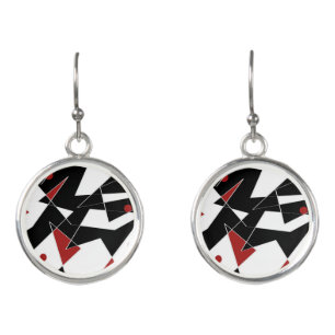 Spot the Red Balls  Earrings