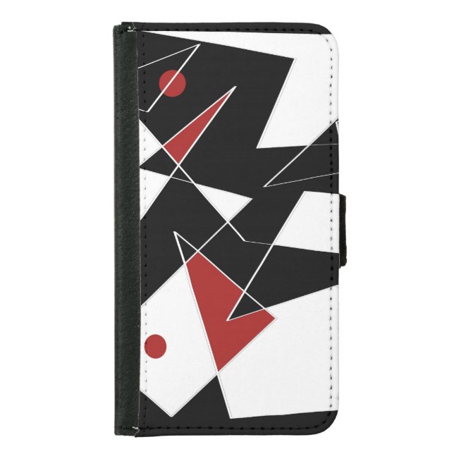 Spot the Red Balls  Samsung Galaxy Wallet Case (Front)