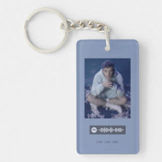 spotify LAUV blue key Keychain