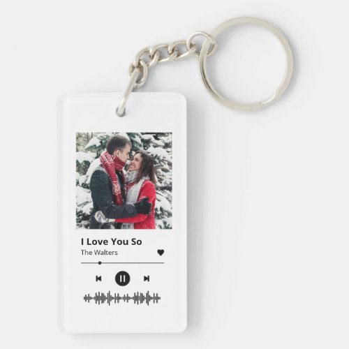 Spotify Love Customizable Keychain