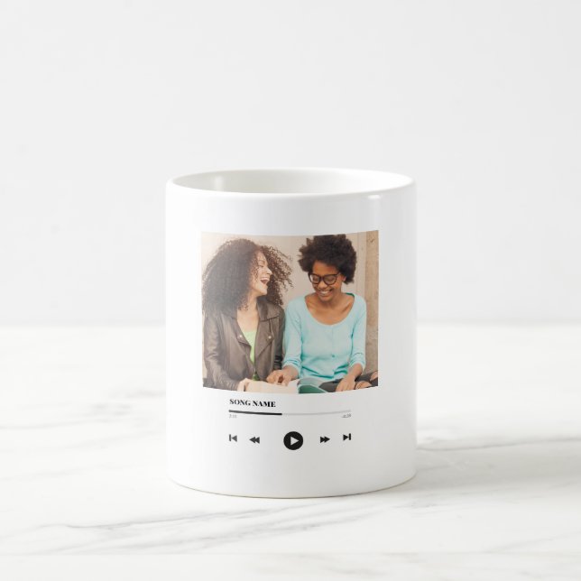 Spotify personalized friends gift coffee mug (Center)