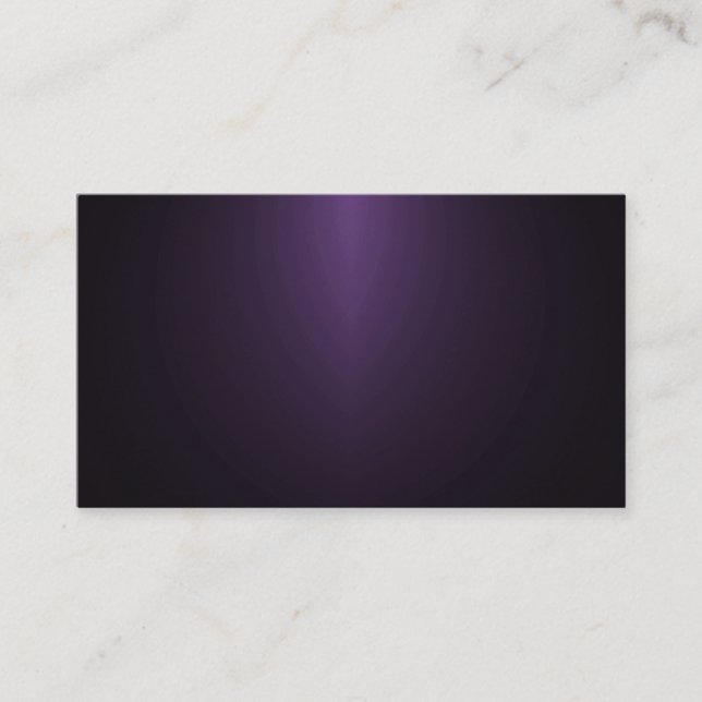 Spotlight Background - Purple Business Card (Front)