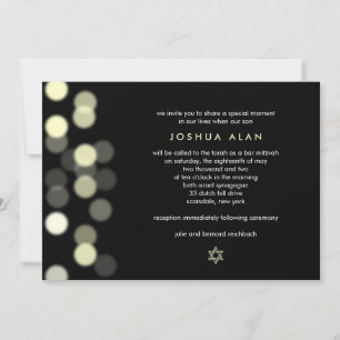 Spotlight Bar/Bat Mitzvah Invitation