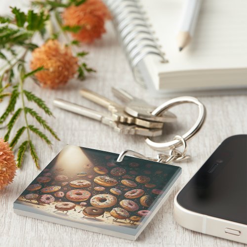 Spotlight Doughnuts Keychain