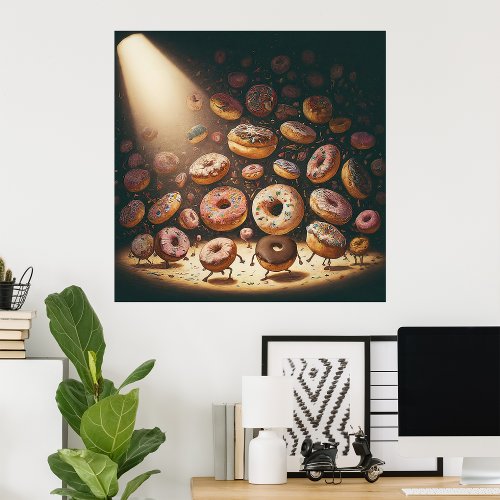 Spotlight Doughnuts Poster