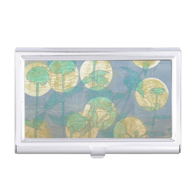 Spotlight Floral I Business Card Case (Front)