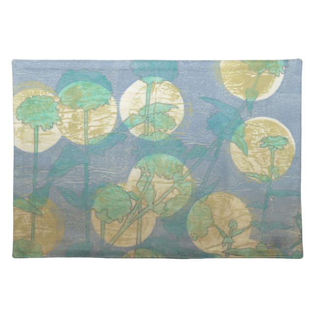 Spotlight Floral I Cloth Placemat (Front)