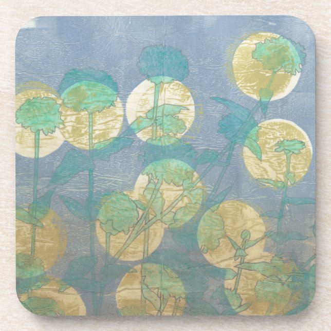 Spotlight Floral I Drink Coaster (Front)