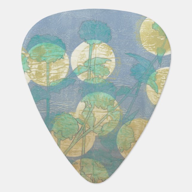 Spotlight Floral I Guitar Pick (Front)
