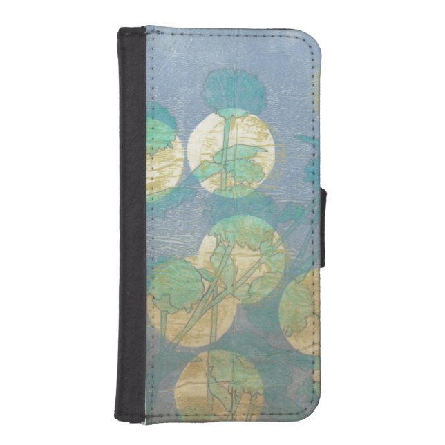 Spotlight Floral I iPhone Wallet Case (Front)