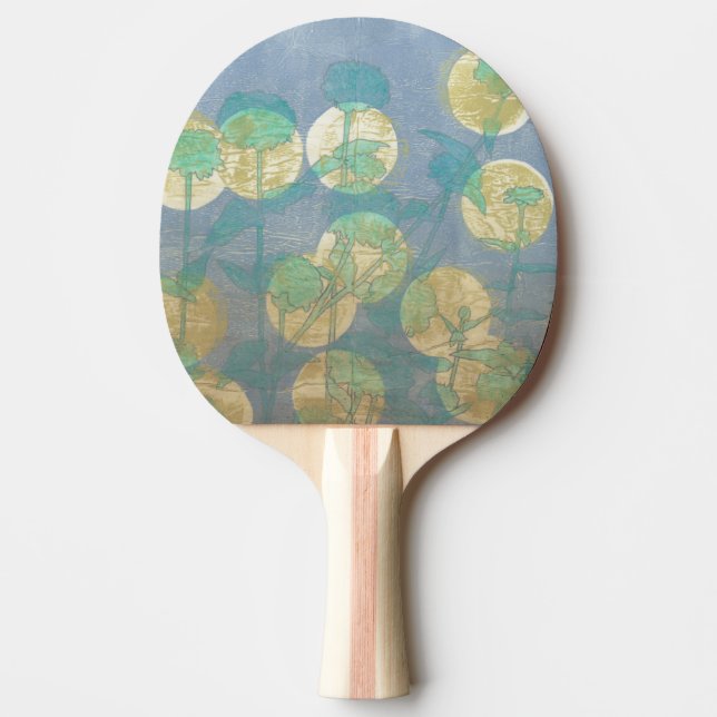 Spotlight Floral I Ping Pong Paddle (Front)