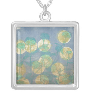 Spotlight Floral I Silver Plated Necklace