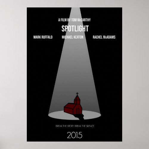 Spotlight Minimalist Movie Poster