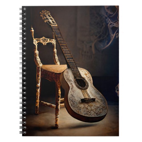 Spotlight On Guitar Spiral Notebook