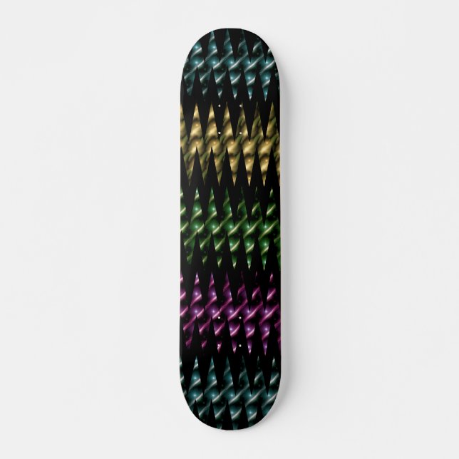 Spotlight Spikes Skateboard Deck (Front)