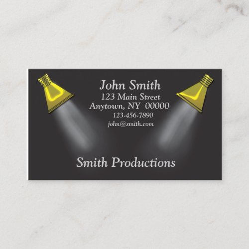 Spotlights Business Card