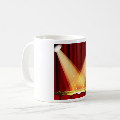 Spotlights On Stage Coffee Mug