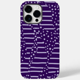 Spots and Stripes 2 - Purple Case-Mate iPhone 14 Pro Max Case