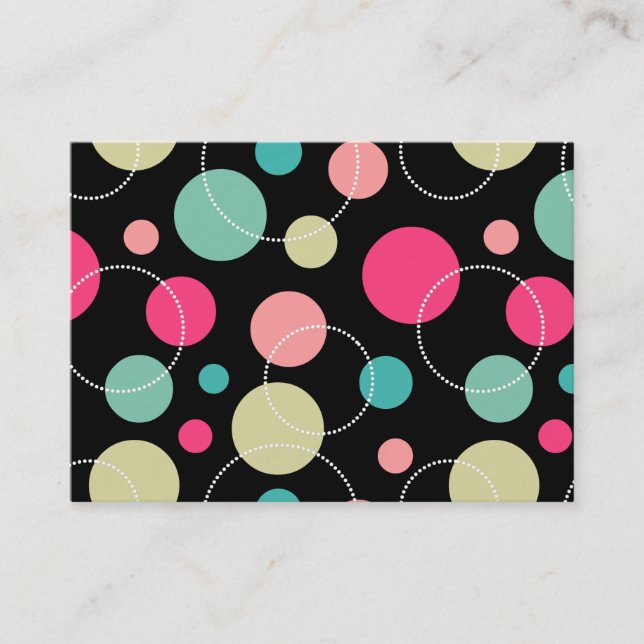 Spots & Circles 150816 Business Card (Front)