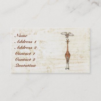 Spots & Feathers  Business Card by Greyszoo at Zazzle