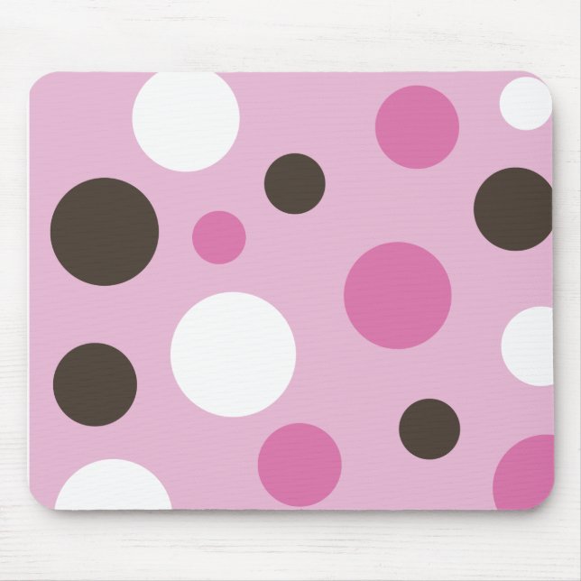 Spots Pink Mousepad (Front)