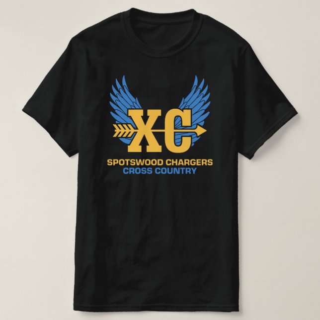 Spotswood Cross Tee (Design Front)