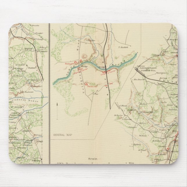 Spotsylvania County Hanover Junction Mouse Pad (Front)