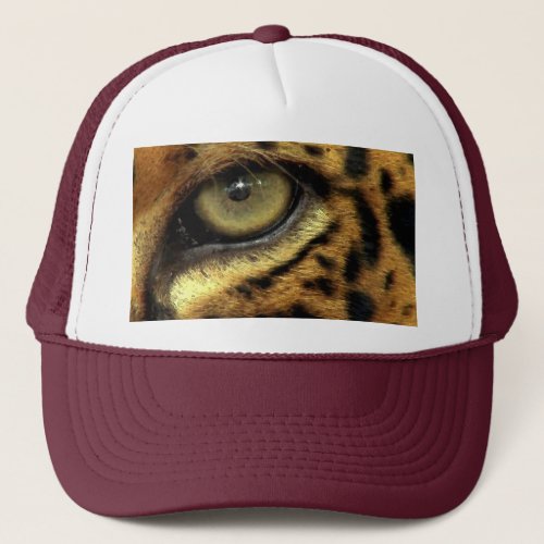 Spotted Aztec Jaguar Eye Wildlife Big Cat Hat