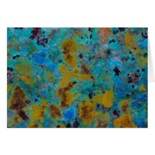 Spotted Blue Chrysocolla Jasper Cards (Front Horizontal)