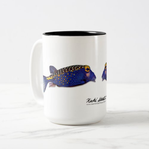 Spotted Boxfish mug Ostracion meleagris Two_Tone Coffee Mug