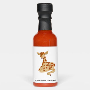 Spotted Caramel Crunch Giraffee Oversized T-Shirt Hot Sauces