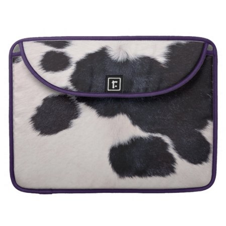 Spotted Cow Hide Macbook Pro Sleeve
