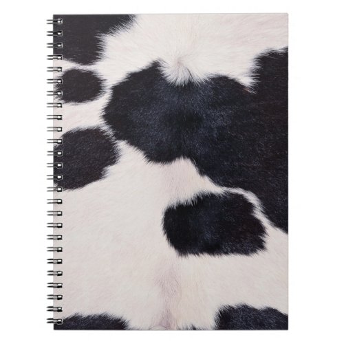 SPOTTED COW HIDE NOTEBOOK