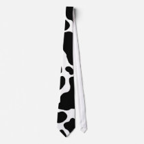 Spotted Cow Print, Cow pattern, Animal fur Neck Tie