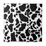 Spotted Cow Print, Cow Pattern, Animal Fur Tile at Zazzle