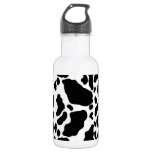 Spotted Cow Print, Cow Pattern, Animal Fur Water Bottle at Zazzle