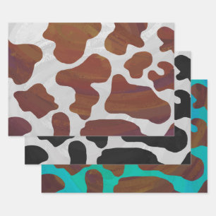 Spotted Cow Wrapping Paper Sheets