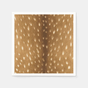 Spotted Deer Fur Fawn Print Napkins