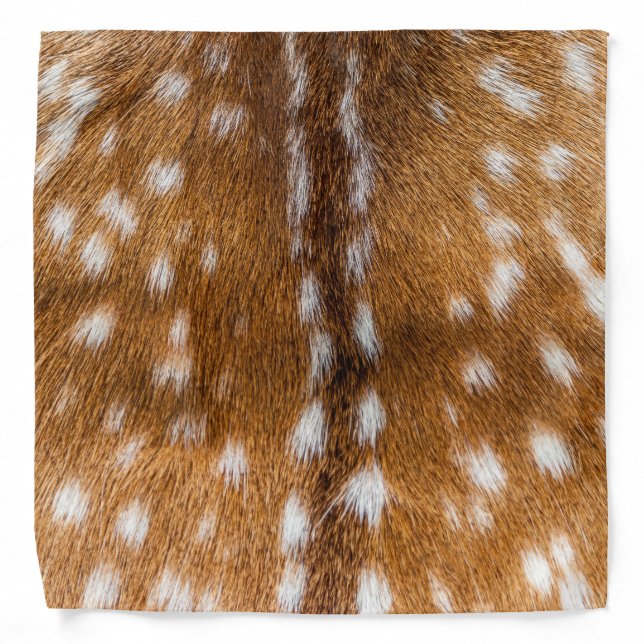 Spotted deer fur texture bandana (Front)
