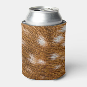 Spotted deer fur texture can cooler