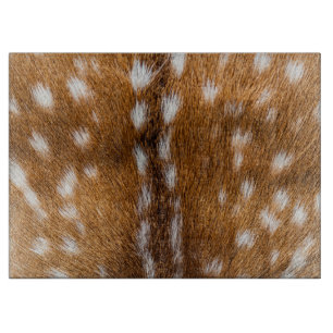Spotted deer fur texture cutting board