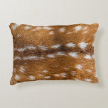 Spotted Deer Fur Texture Decorative Pillow at Zazzle